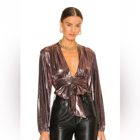 House of Harlow 1960 Bourdin top - Picture 1 of 3